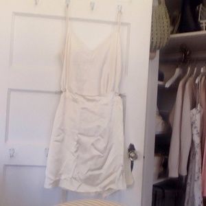 Pue Silk Cream Silk Cami, Wrap-Skirt Set